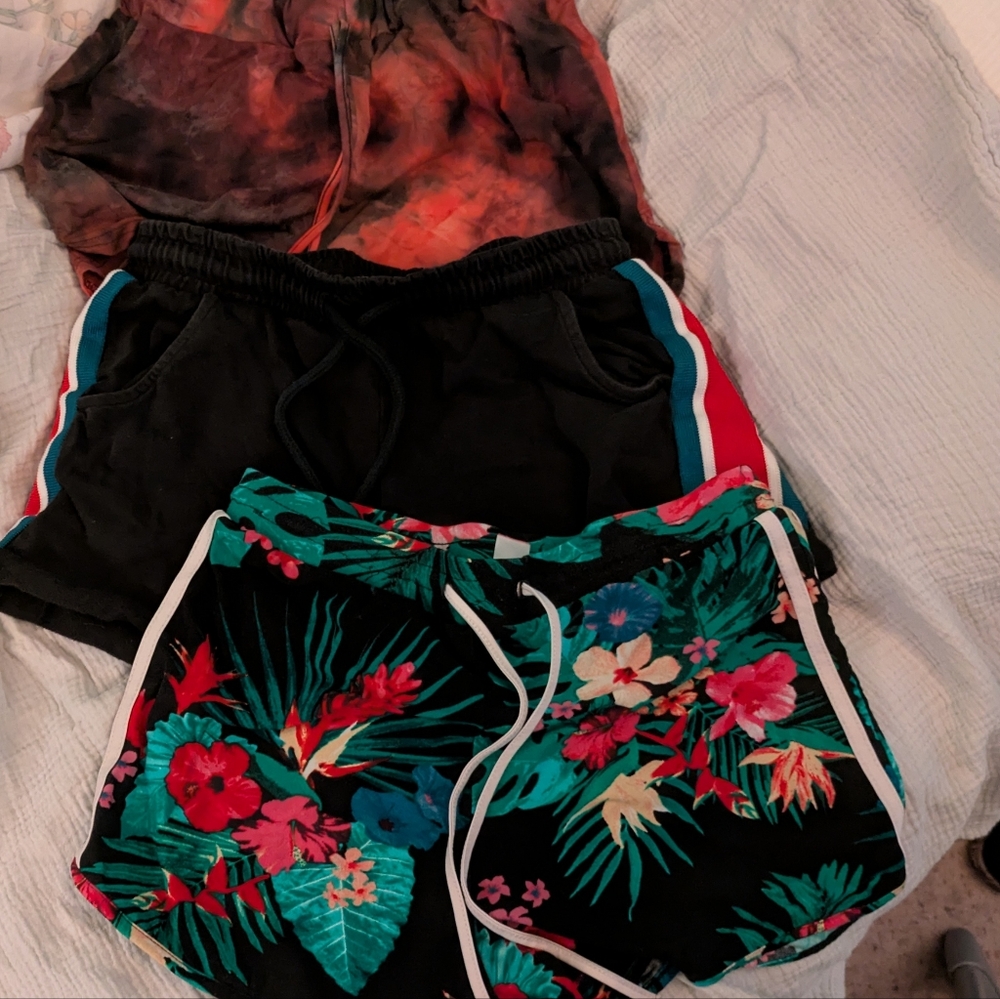 3 For 20 NOBO Kids Floral! Tie-Dye, and Striped Shorts Set